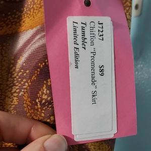 Beautiful lined chiffon skirt